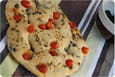 Fougasse sauge, tomates cerises et olives noires