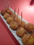 Sucettes de butternut pan�es