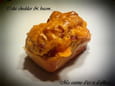 Mini-cakes cheddar et bacon
