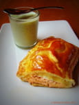 Feuillet�s saumon-boursin et cr�me d oseille