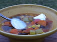 Soupe aux haricots noirs