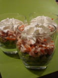 Verrine Avocat Kiwi Crabe