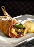 Saltimbocca de veau au Comt� et Polenta au Comt�