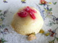Cr�me renvers�e � la rose