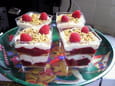 Verrines de tiramisu aux framboises