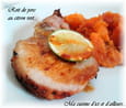 R�ti de porc au citron vert