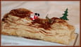 B�che de noel au caramel au beurre sal�