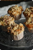 Muffins fa�on crumble citron, cranberry, noisettes