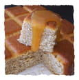 Gateau moelleux sirop d �rable, cannelle et son caramel