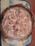 Tarte pomme, banane et confiture de lait