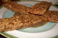 Flapjacks au beurre de cacahu�tes et bananes
