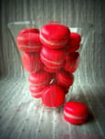 Macarons framboises et chocolat blanc