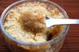 Crumble pommes, noix de p�can et sirop d �rable