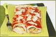 Enchiladas poulet, poivron, mozzarella