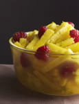 Salade d ananas � la verveine et au Grand Marnier�