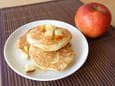 Pancakes � la pomme Antar�s� et coulis d�agave
