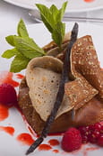 La cr�pe gourmande, aux fruits rouges