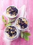 Clafoutis aux myrtilles sauvages du Canada 