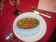 Verrines de moules aux poivrons