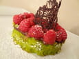 Tentation pistaches - framboises - chocolat