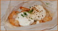 Papillote de crevettes au ch�vre et miel