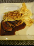 Mariage festif de magret de canard et sa gaufre