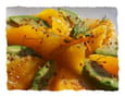 Salade d avocat et supr�mes d orange