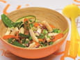 Salade de printemps au Reblochon 