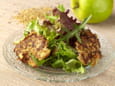 Galettes de quinoa au Bleu d�Auvergne AOP