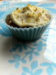 Cupcakes myrtille, gla�age citron