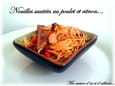 Nouilles saut�es au poulet et citron