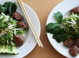 Salade de boulette, Bun cha