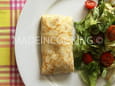 Cr�pes aux champignons et au jambon