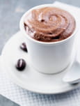 Mousse au chocolat grains de caf�