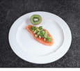 Pav� de saumon en ceviche et au kiwi