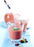 Smoothie aux Cranberries et � la framboise