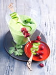 Smoothie aux avocats avec des Cranberries