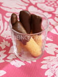 Langues de chat au chocolat au lait