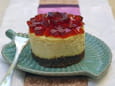 Cheesecake � la gel�e de baies aux 5 saveurs 