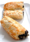 Roul�s feuillet�s aux champignons
