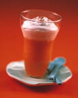 Gaspacho de melon philibon, cr�me fouett�e piment�e