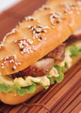 Sandwich poulet-teriaki