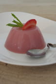 Flan de fraises