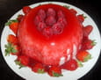 Bavarois aux framboises pour la f�te des m�res
