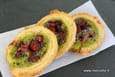 Petits feuillet�s cr�me de pistache et fruits rouges