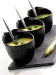 Verrine de mousse d�asperges 