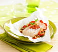 Papillotes de cabillaud � la proven�ale et Salsa aux �pices douces 