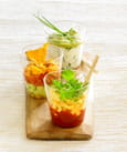 Trio de verrines Mexicaines
