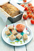 Pain de veau aux tomates confites et pistaches