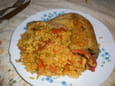 Pa�lla �pic�e et �conomique sans crevettes